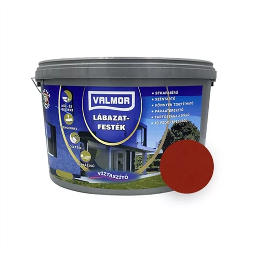 Valmor lábazatfesték VÖRÖS 1L