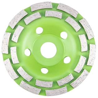 Verto gyémánt csiszolókorong dupla szegmenses 125x22.2x5mm 