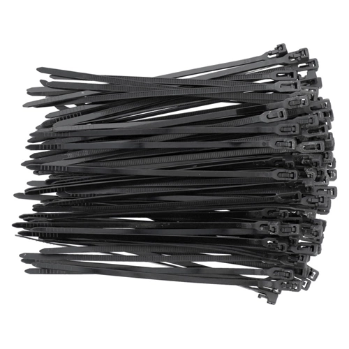 YATO Kioldható kábelkötegelő 3,6 x 150 mm fekete (100 db)