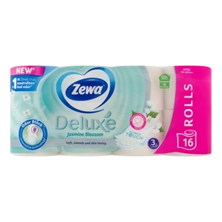 Zewa Deluxe toalettpapír 3 rétegű 16 tekercs Jasmine Blossom