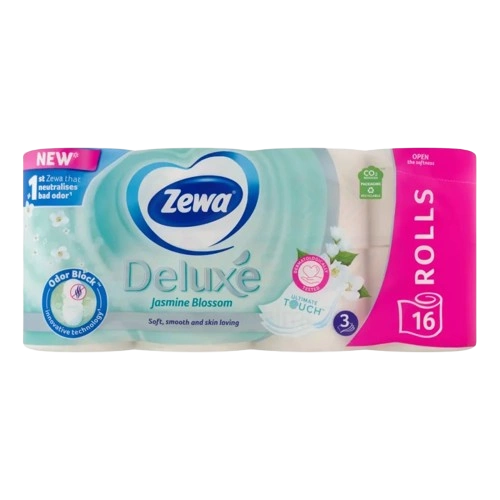 Zewa Deluxe toalettpapír 3 rétegű 16 tekercs Jasmine Blossom